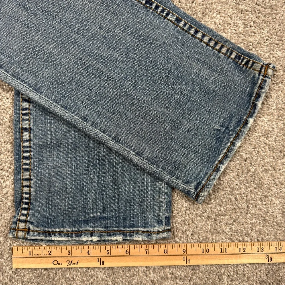 BKE Tyler Jeans Men's 33 XXL Straight Leg Blue Stretch Denim 38 Inseam